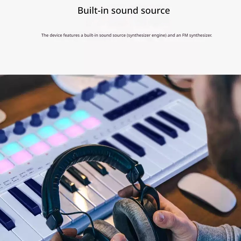 Midi Controller Pad - لوحة مفاتيح MIDI محمولة M VAVE