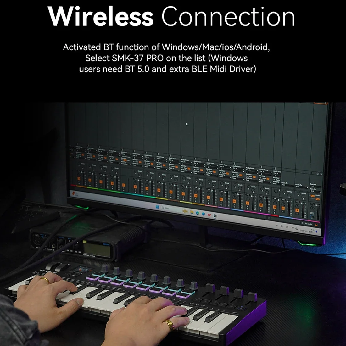 جهاز تحكم MIDI محمول M-VAVE SM - مراجعة Midi Controller Pad وسعره