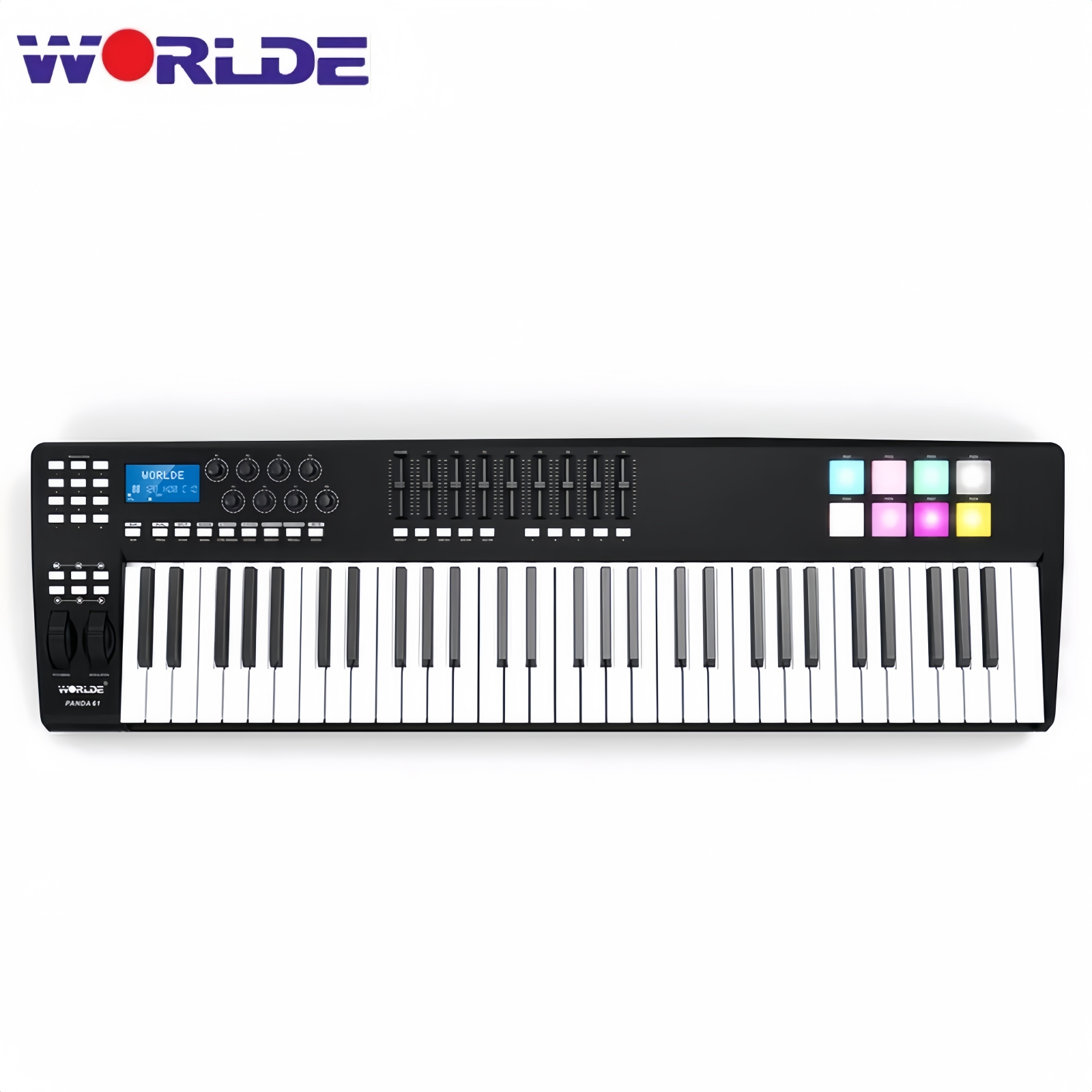 وورلد باندا 61 لوحة مفاتيح تحك - مراجعة Midi Controller Pad وسعره