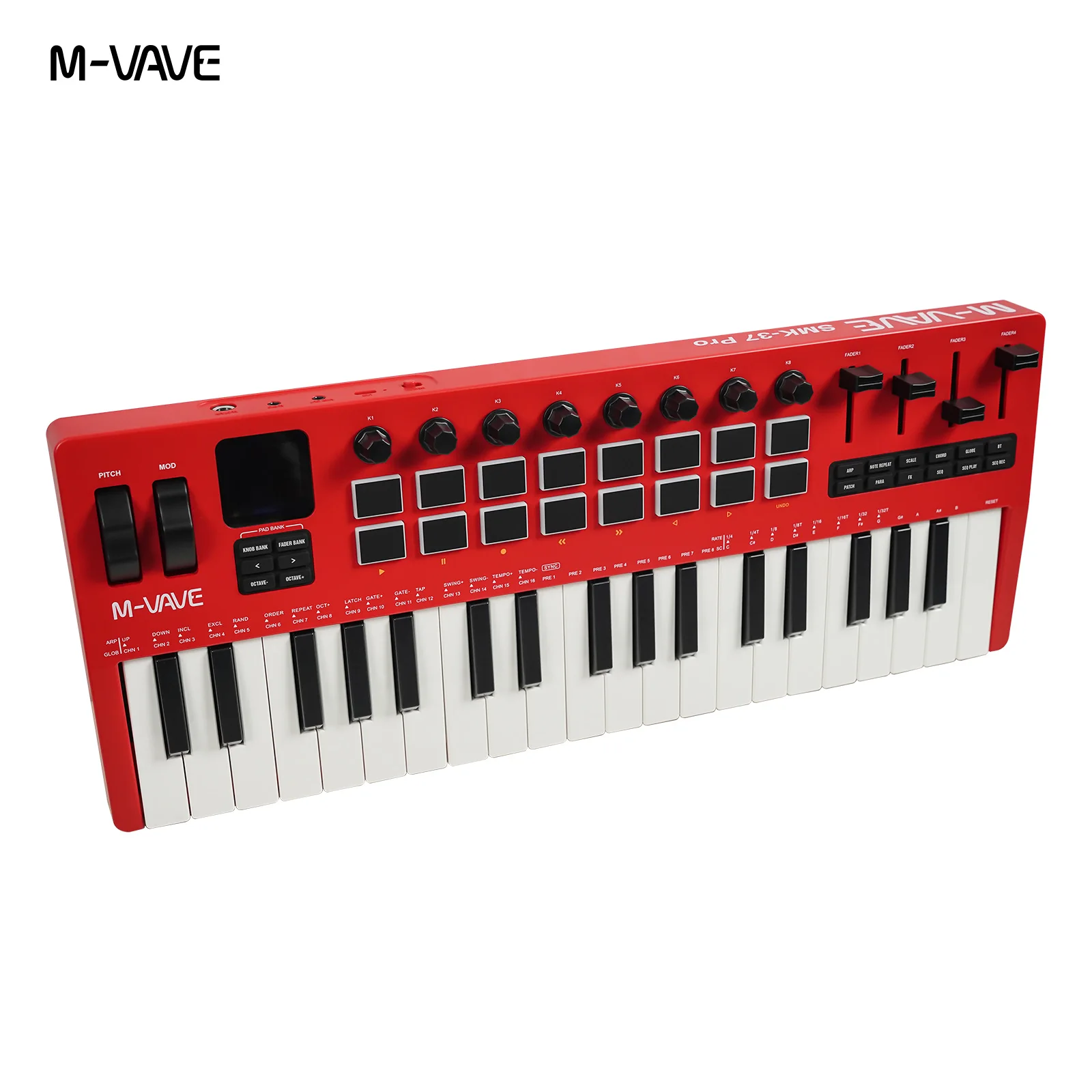 جهاز تحكم MIDI M-VAVE SMK-37 P - مراجعة Midi Controller Pad وسعره