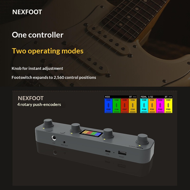 جهاز تحكم بالقدم LIVTRA NEXFOO - مراجعة Midi Controller Pad وسعره