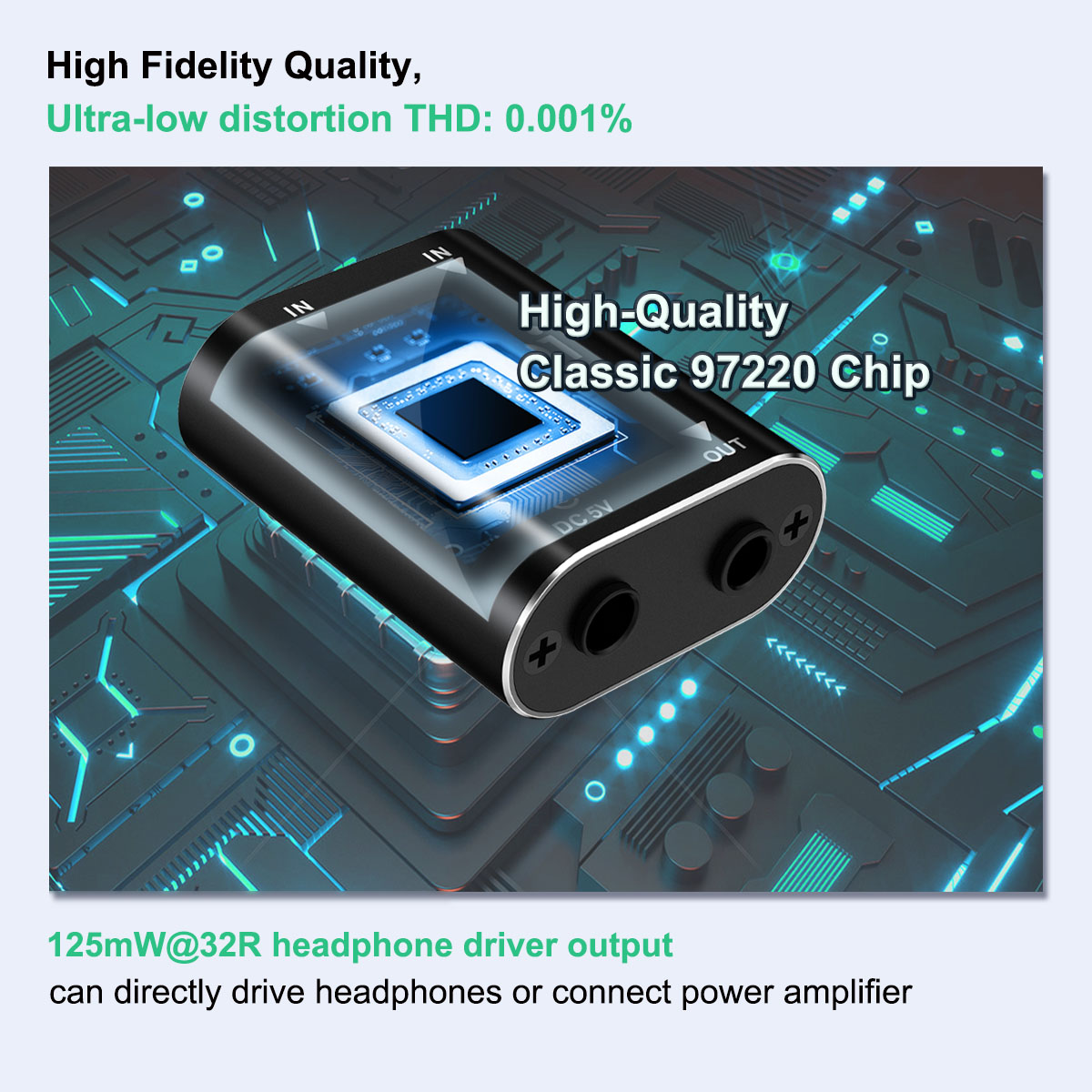 Cooidea 2 Channel Mini Stereo  - مراجعة Audio Music Dj وسعره